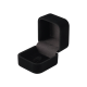 Футляр / упаковка ювелирных изделий бархат квадрат черная FK-155
