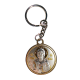 Икона двойная Святой Николай и Спаситель на металлическом брелке MB/E1321-18X *