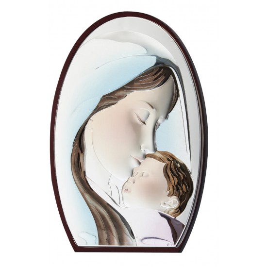 Католическая икона Дева Мария с Младенцем MA/E902-C