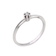 Серебряное кольцо с одним камнем мини Бутончик СД-008ф