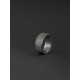 Серебряное кольцо узкий Орнамент основа ЛК-0116 *
