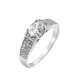 Серебряное кольцо с овальным камнем Руэлия ЛК-0118р*