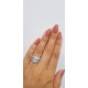 Серебряное кольцо двойное Рэя ЛК-0222р