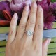 Серебряное кольцо двойное Ирина ЛК-0223