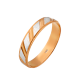 Обручальное кольцо золотое М-10655