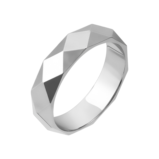 Обручальное кольцо серебреное  OC-45120 *