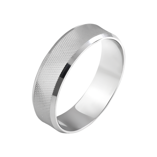 Обручальное кольцо серебреное  OC-6013