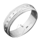 Обручальное кольцо серебряное ОС-5510